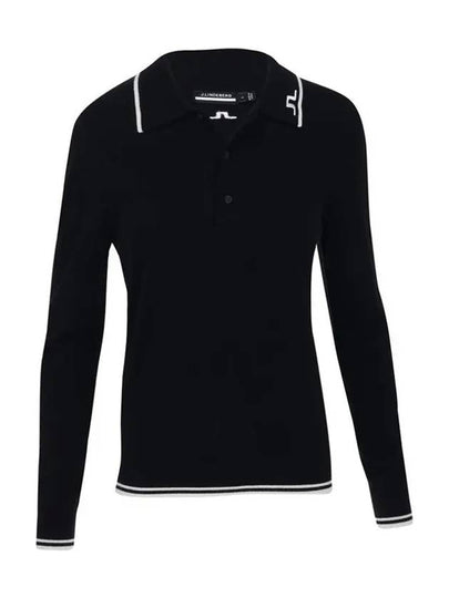 Mimmi Logo Polo Knit Black GWKW11737 9999 - J.LINDEBERG - BALAAN 2