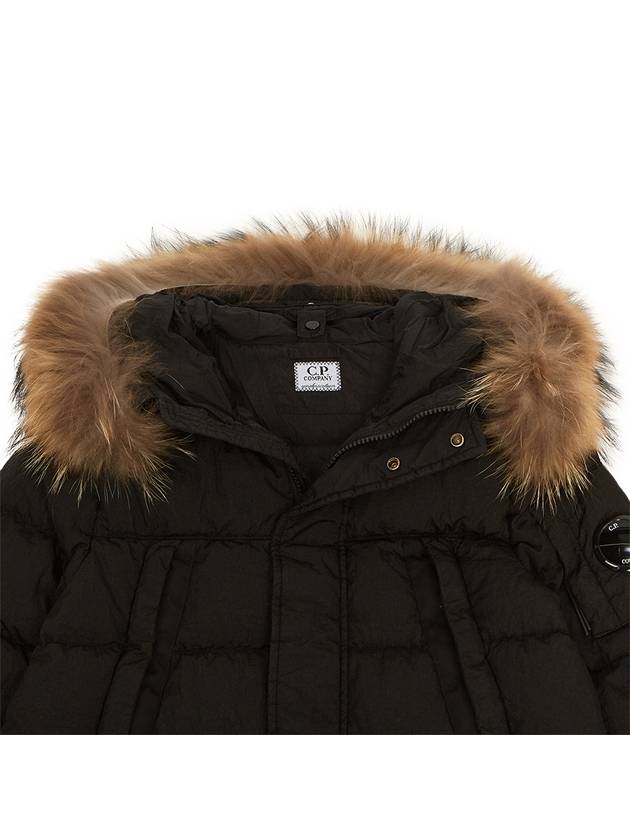 Kids U16 M.T.T.N. Goggle Down Parka Black - CP COMPANY - BALAAN 6