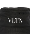 VLTN Logo Bucket Hat Black - VALENTINO - BALAAN 7