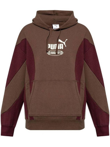 Kidsuper Logo Print Hoodie Chestnut Brown - PUMA - BALAAN 1