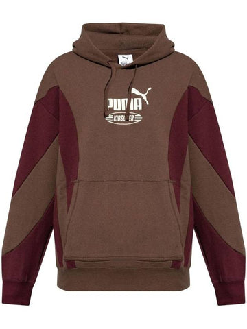 Kidsuper Logo Print Hoodie Chestnut Brown - PUMA - BALAAN 1