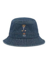 Polo Bear Denim Bucket Hat Brew - POLO RALPH LAUREN - BALAAN 1