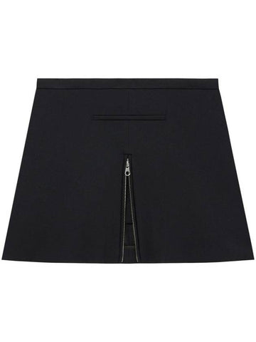 Courrèges Tailored Zip-Detail Twill Miniskirt - COURREGES - BALAAN 1