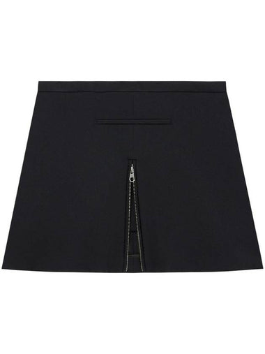 Courrèges Tailored Zip-Detail Twill Miniskirt - COURREGES - BALAAN 1