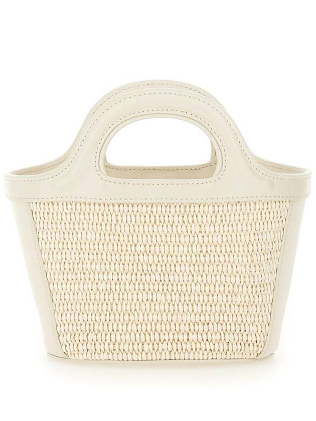 Rattan Micro Tropicalia Cross Bag White - MARNI - BALAAN 4