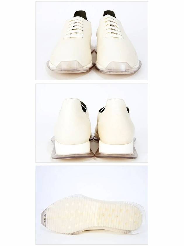 Vintage Runner Low Top Sneakers White - RICK OWENS - BALAAN 5