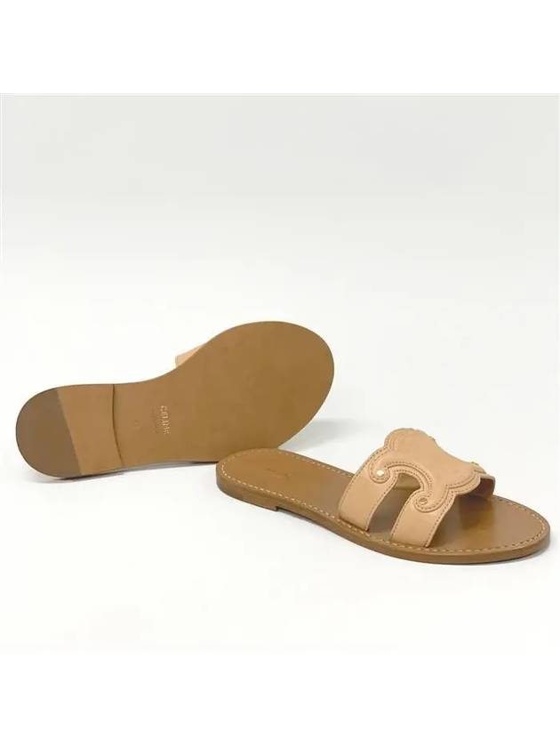 Triomphe Calfskin Mule Nude - CELINE - BALAAN 9