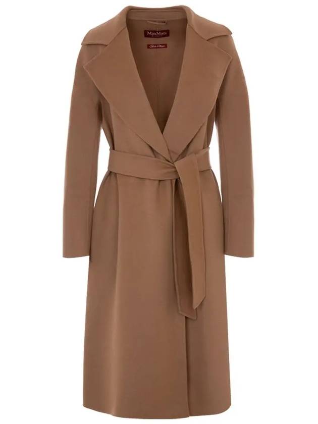 Cles Wool Cashmere Single Coat Camel - MAX MARA - BALAAN 3