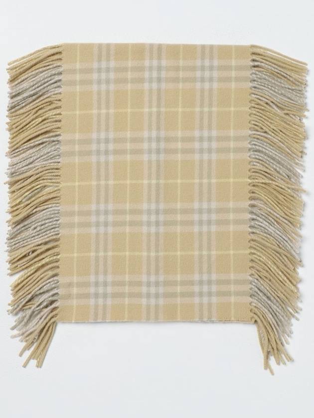 Vintage Check Cashmere Fringe Scarf Beige - BURBERRY - BALAAN 2