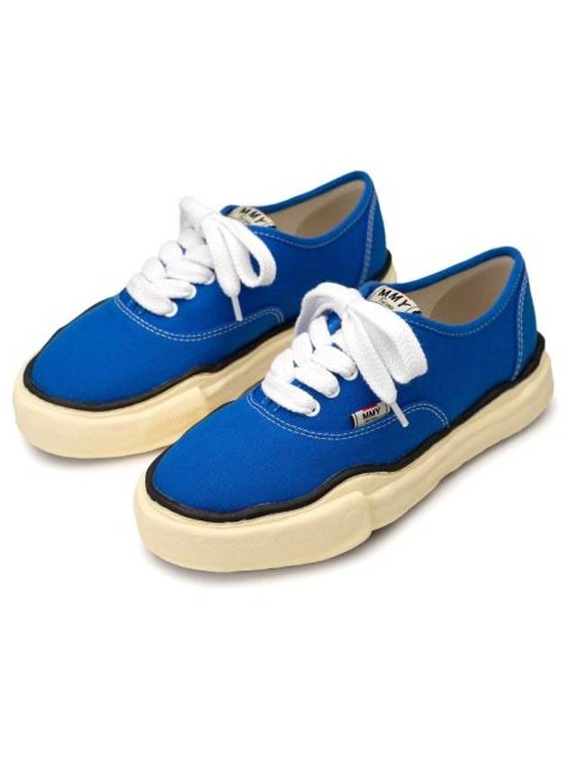 Baker OG Sole OD Canvas Low Top Sneakers CL Blue - MAISON MIHARA YASUHIRO - BALAAN 4