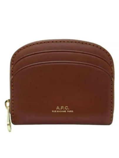 Half Moon Card Coin Wallet Brown - A.P.C. - BALAAN 2