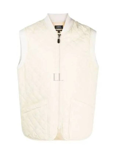 Quilted Vest Ivory - A.P.C. - BALAAN 2