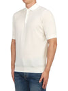 Men's Cotton Short Sleeve PK Shirt White - RVR LARDINI - BALAAN 3