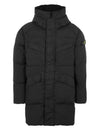 Wappen Patch Crinkle Reps Long Padding Black - STONE ISLAND - BALAAN 2