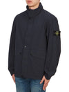 Logo Light Soft Shell Jacket Navy - STONE ISLAND - BALAAN 4