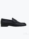 Men's Penny Leather Loafers Black - TOD'S - BALAAN 2