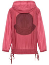 Point Two Hooded Jacket Pink - MONCLER - BALAAN 3