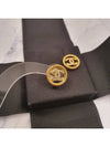 CC Logo Crystal Circle Earrings Gold - CHANEL - BALAAN 4