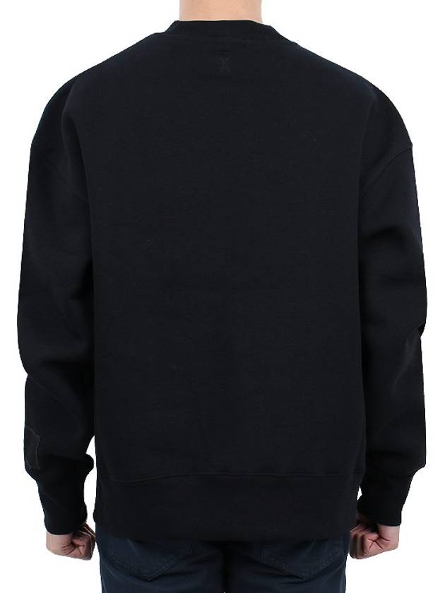 Alexandre Mattiussi Embroidered Logo Sweatshirt Black - AMI - BALAAN 5