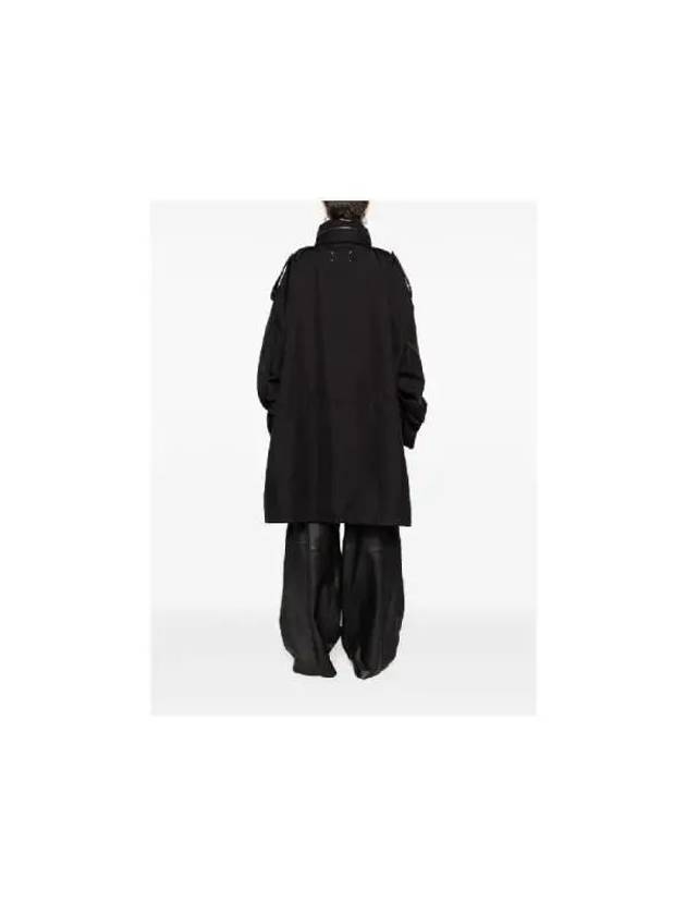 Maison Margiela Zip up Single Nylon Hooded Coat S78413 S51AM0489 900 - MAISON MARGIELA - BALAAN 4