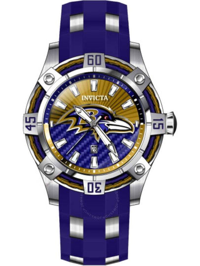 Invicta NFL Baltimore Ravens Quartz Blue Dial Men's Watch 42067 - INVICTA - BALAAN 2