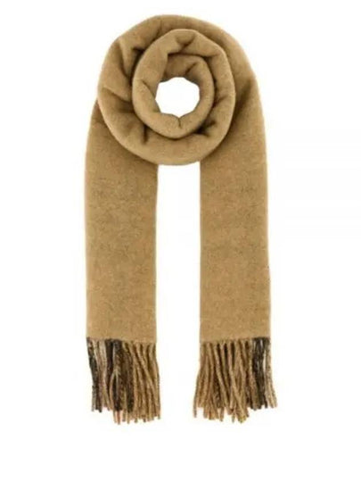 Check EKD Embroidered Reversible Cashmere Scarf Sand - BURBERRY - BALAAN 2