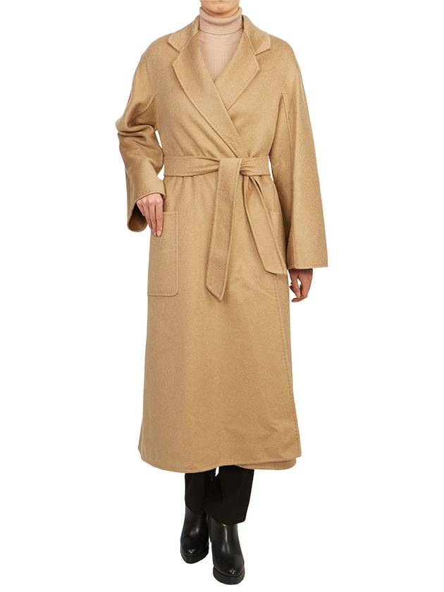 Ludmilla Icon Cashmere Single Coat Beige - MAX MARA - BALAAN 7