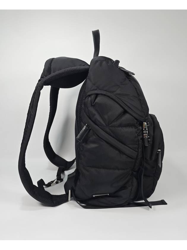 Quilted hooded nylon padded backpack - PRADA - BALAAN 3