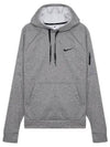 Thermafit Fitness Hoodie Dark Grey Heather - NIKE - BALAAN 1