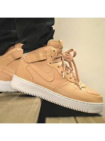 01-819677-200--Special Premium-Air Force 1 Mid-Beige Tan - NIKE - BALAAN 1