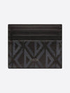 CD Diamond Canvas Card Wallet Black - DIOR - BALAAN 2