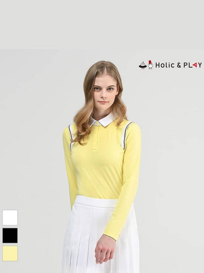 armhole pleated decorated collar t-shirtHC1WTS002 - HOLIC&PLAY - BALAAN 2