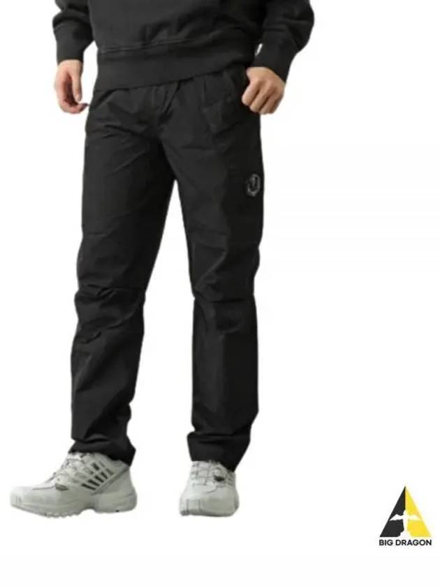 Flat Nylon Regular Utility Straight Pants Black - CP COMPANY - BALAAN 2