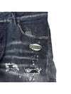 Diamond Studs Wash Tidy Biker Jeans Black - DSQUARED2 - BALAAN 5