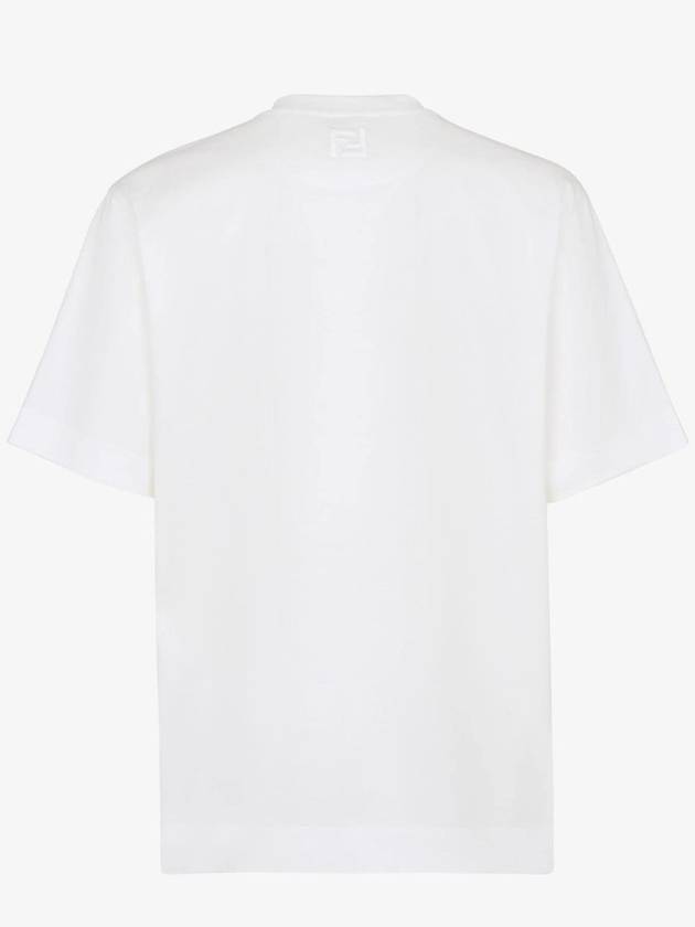 Fendi T-shirts and Polos White - FENDI - BALAAN 3