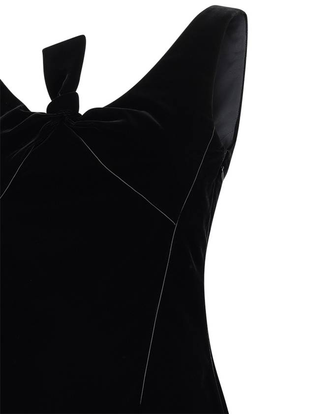 VELVET DRESS WITH BOW DETAIL - GIVENCHY - BALAAN 3