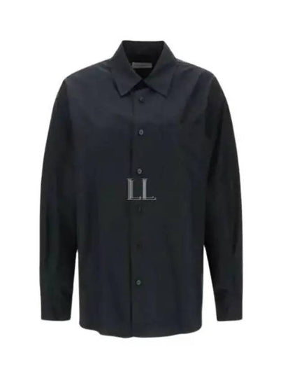 Relaxed Silk Shirt Black - LEMAIRE - BALAAN 2