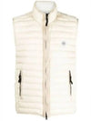 Men's Logo Patch Puffer Vest Plaster - STONE ISLAND - BALAAN 2