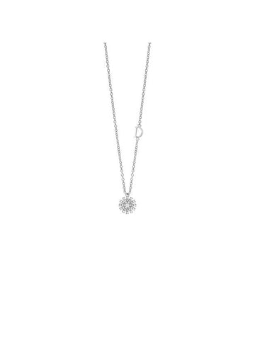 Margherita Diamonds 8mm Necklace White Gold - DAMIANI - BALAAN 1