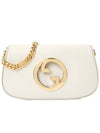 Blondie Interlocking G Shoulder Bag White - GUCCI - BALAAN 3