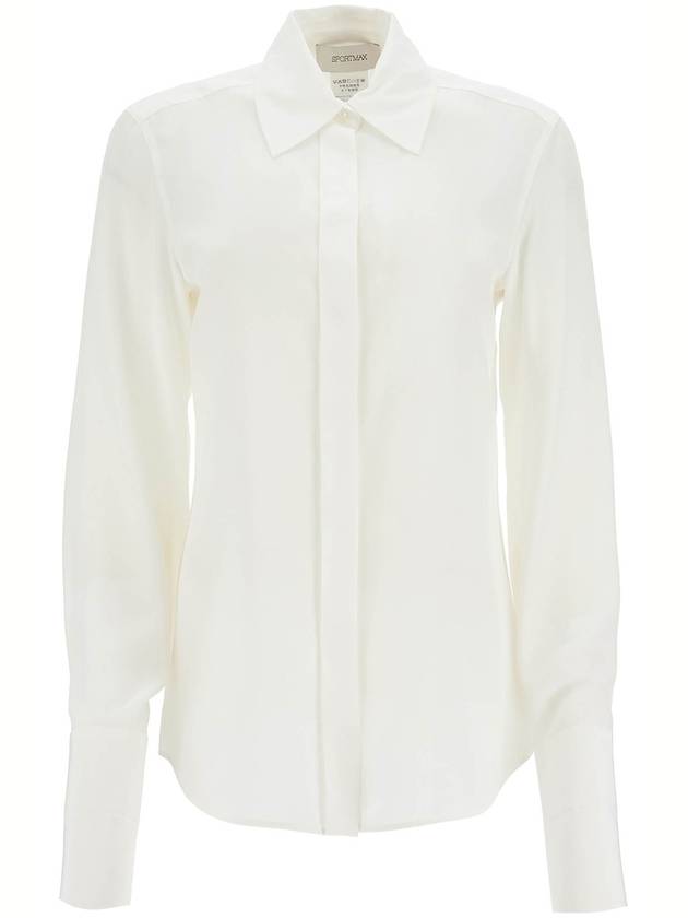 lelia shirt in silk crepe de chine - MAX MARA SPORTMAX - BALAAN 1