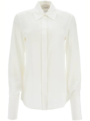 lelia shirt in silk crepe de chine - MAX MARA SPORTMAX - BALAAN 1