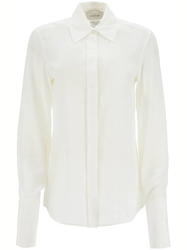 lelia shirt in silk crepe de chine - MAX MARA SPORTMAX - BALAAN 1