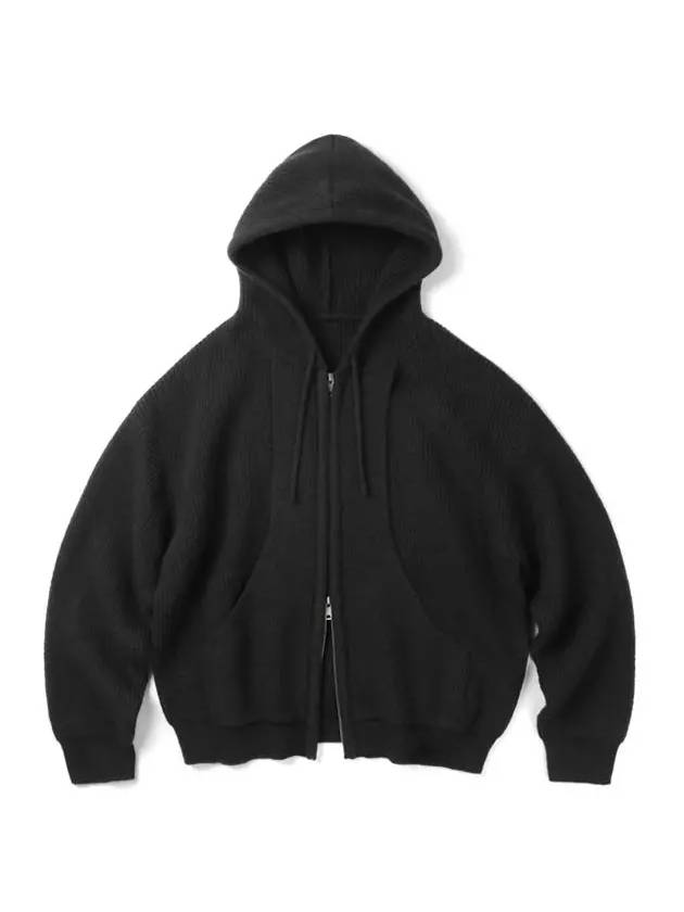 rial Two-Way Hooded Zip-Up Black - INDUST - BALAAN 2