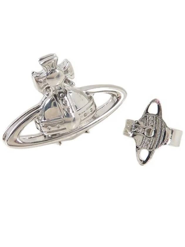 Women's Suzie Stud Earrings Silver - VIVIENNE WESTWOOD - BALAAN 3