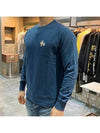 Dressed Fox Patch Classic Sweatshirt Blue Denim - MAISON KITSUNE - BALAAN 4