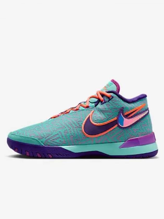 LeBron NXT Genisus EP Basketball Low Top Sneakers Hyper Turquoise - NIKE - BALAAN 2