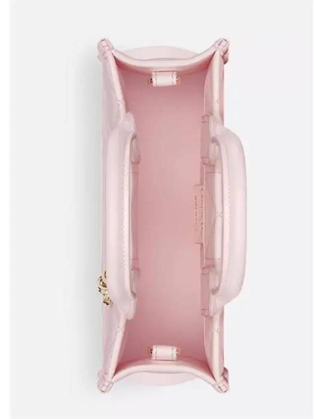 Macrocannage Calfskin Strap Mini Book Tote Bag Blush Pink - DIOR - BALAAN 3