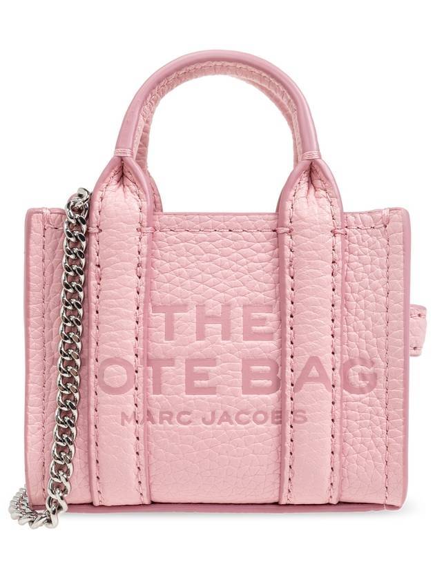 The Nano Tote Bag Charm Key Holder Ribbon Pink - MARC JACOBS - BALAAN 1