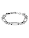 Chain Stainless Steel Bracelet Silver - DIESEL - BALAAN 3